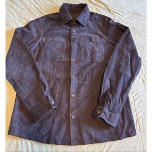 Williams & Kent Size XL Brown Goat Suede Men
